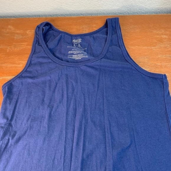 𝅺MAKE Market From Michael's Bundle Of Four Blue Tank Tops Size Medium (1336) - Picture 3 of 7